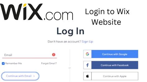 wix log in|Log In to Your Wix Account